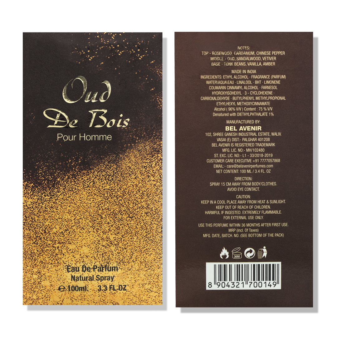 OUD DE BOIS Men - 100ml