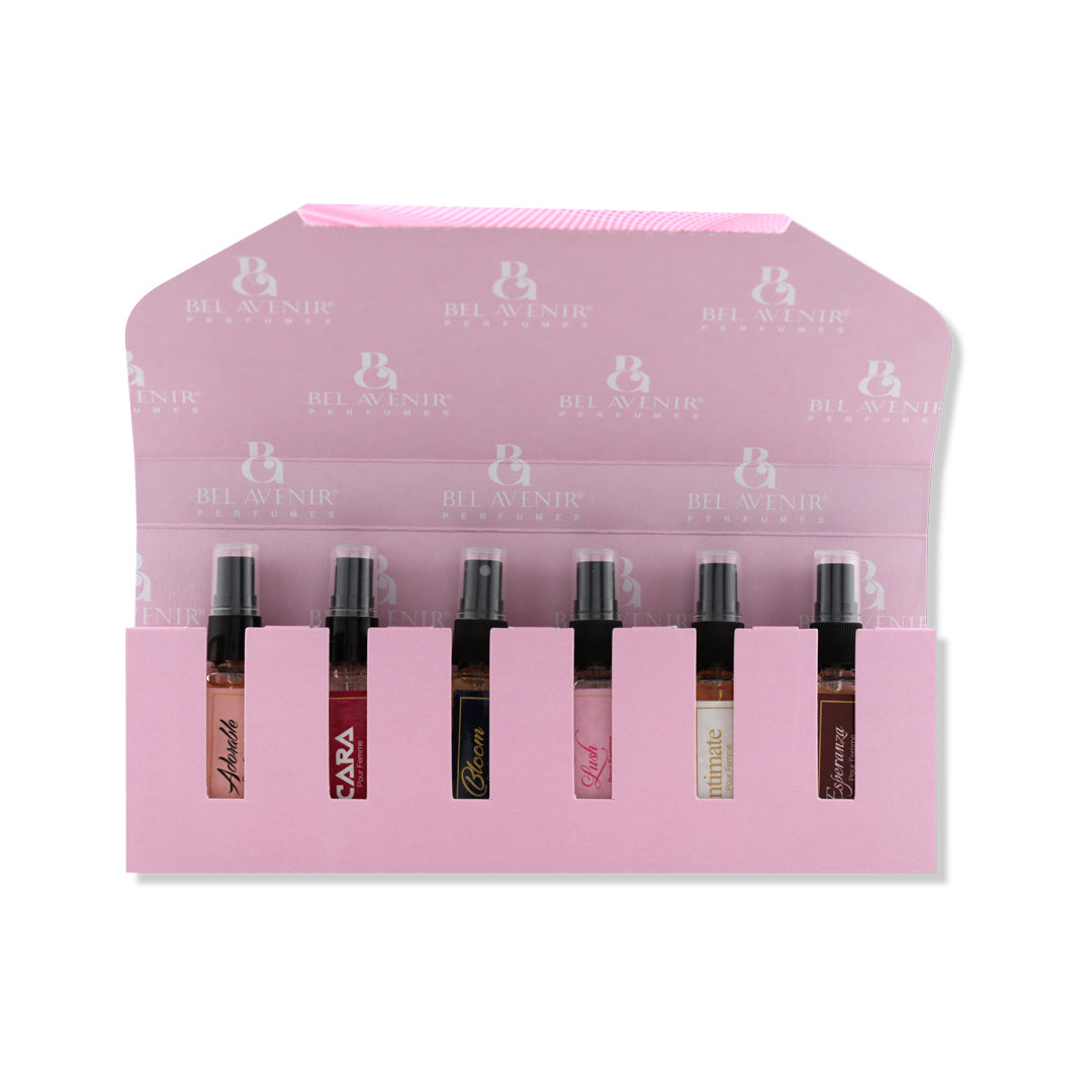 Bel Avenir's luxury long lasting pocket gift set for Women - 8ml each