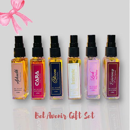 Bel Avenir's luxury long lasting pocket gift set for Women - 8ml each