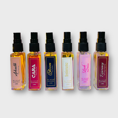 Bel Avenir's luxury long lasting pocket gift set for Women - 8ml each