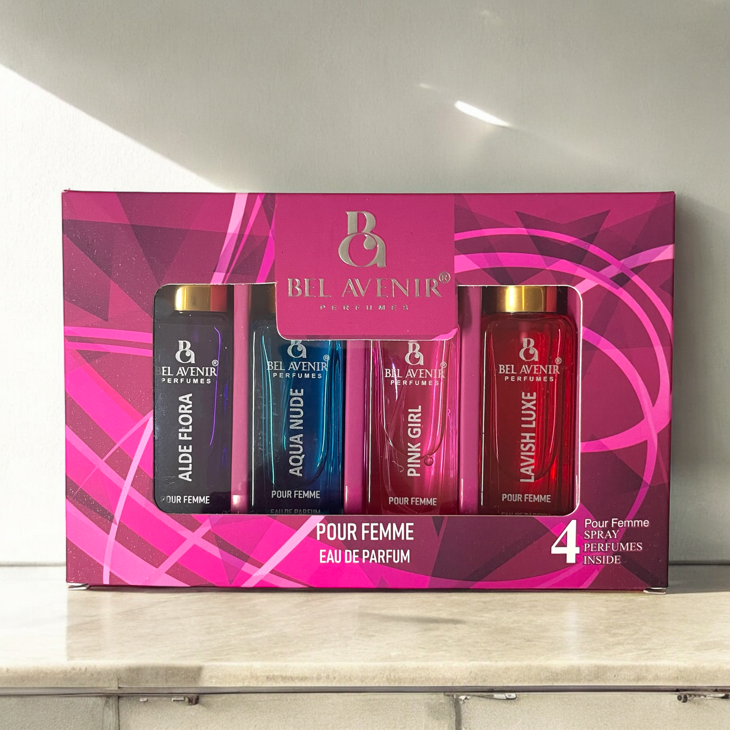 Bel Avenir's luxury long lasting gift set for Her - 20ml each