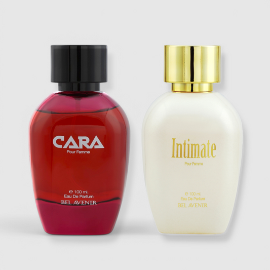 Day to Night perfume combo (Intimate & Cara)- 2x 100ml